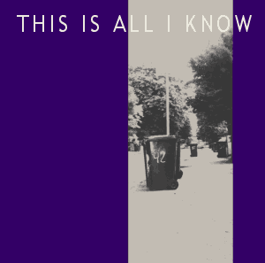 This is all I Know - a novel by James K Walker - UK author