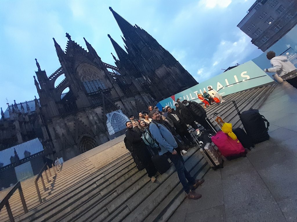 Arriving at Cologne
